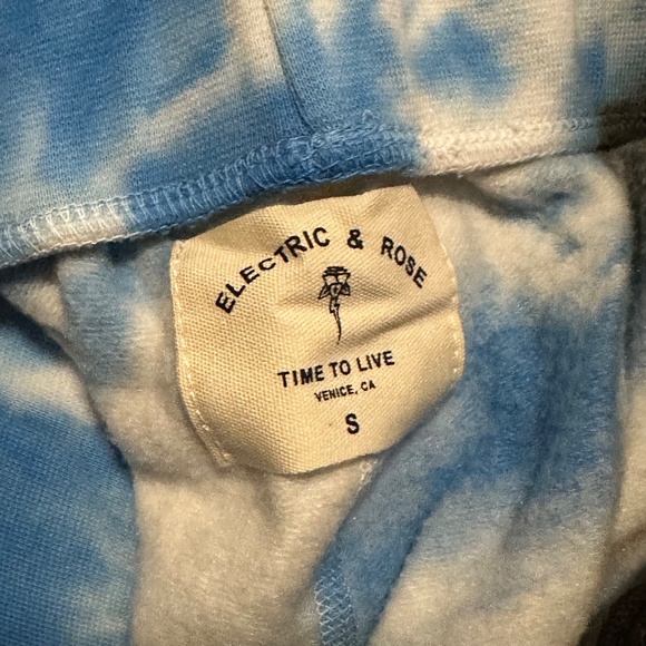 Electric & Rose Tie Dye Jogger Sweatpants Size Small - Picture 6 of 6